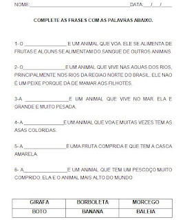 Atividades de Alfabetização - Hipótese de Escrita - Atividade para Imprimir 12