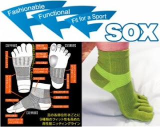 アーチサポート機能が付いた5本指ソックス『3F-SOX』