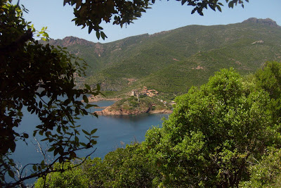 Girolata depuis sentier du facteur