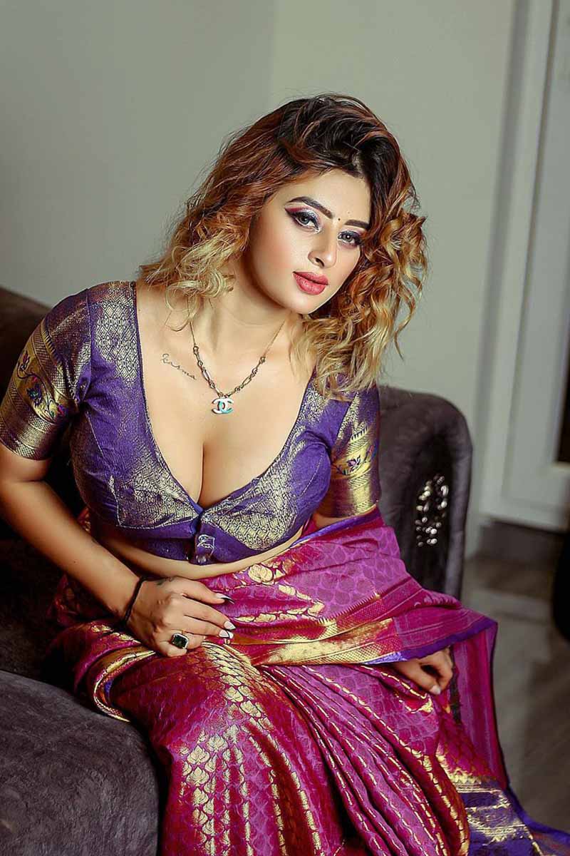 Actress Ankita Dave Latest Hot Photos in Saree