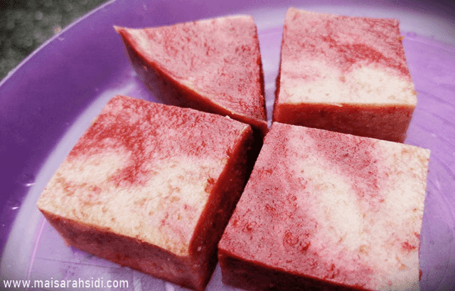 resepi puding roti marble