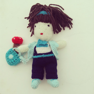 knitted doll crochet poupée tricot