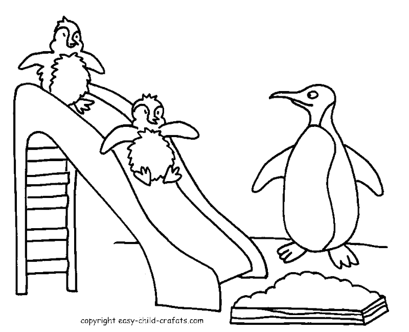 Funny Penguin Coloring Pages Collections 2011 title=