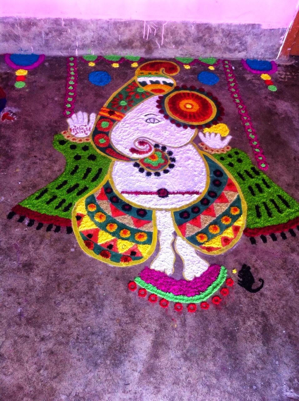 Ganesha Rangoli 24