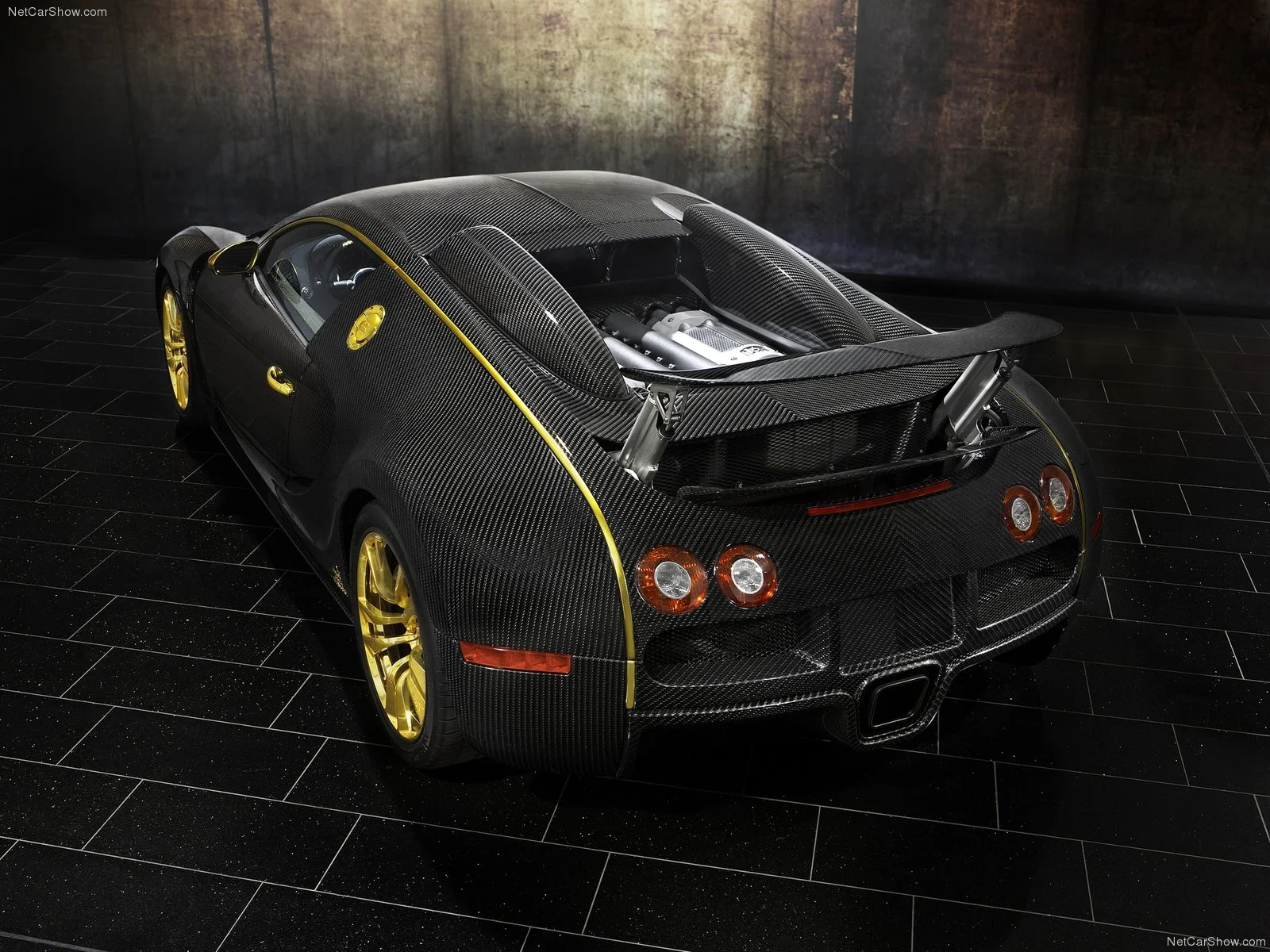 Hình ảnh siêu xe Mansory Bugatti Veyron Linea Vincero dOro 2010 & nội ngoại thất