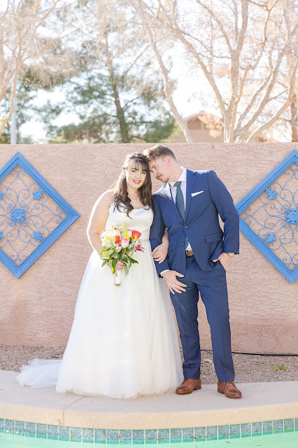 bride and groom portraits