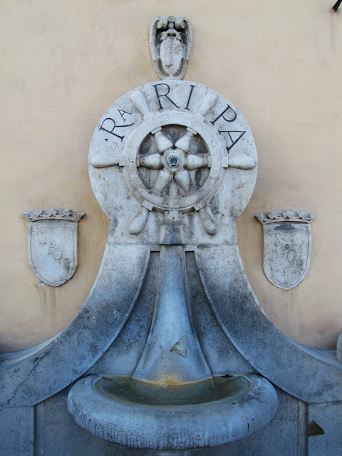 Fountain of the Helm by Pietro Lombardi, Porto di Ripa Grande, Rome