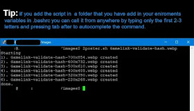 SRCSET Script for Batch Creation Many Different Dimensions of an Image on Linux.