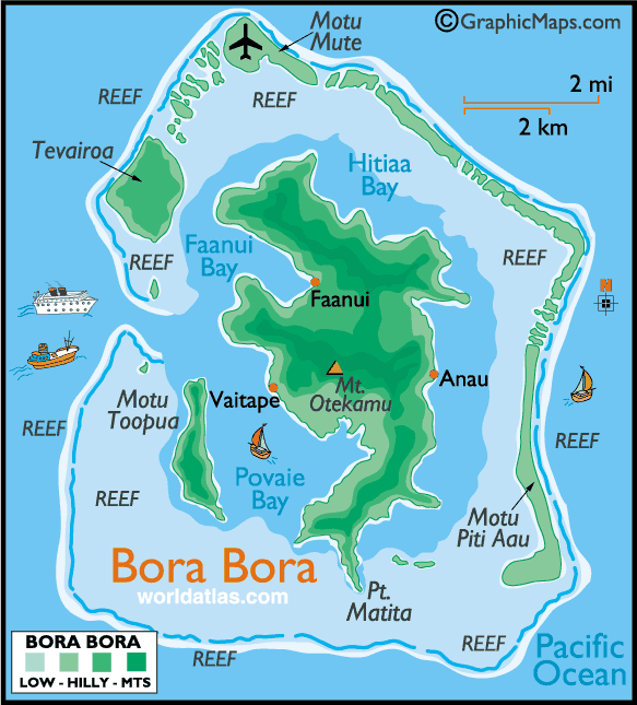 Bora-Bora map-Courtesy picture