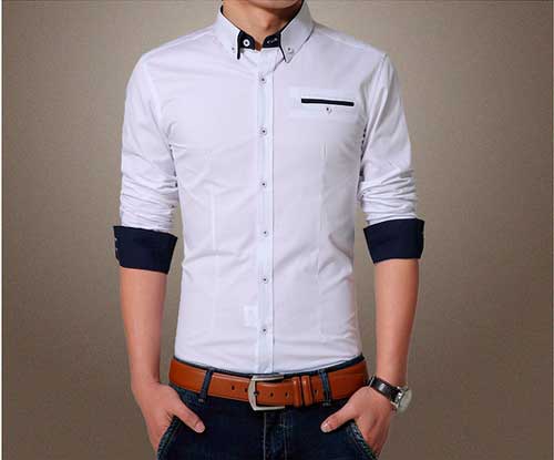  Model  Baju Kemeja  Pria  Warna Putih Info Bandung