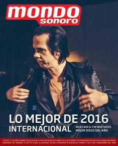 MondoSonoro 245 - Diciembre 2016 | TRUE PDF | Mensile | Musica | Tempo Libero
MondoSonoro es una revista que nació en Barcelona (octubre de 1994) con la intención de dar a conocer todos esos grupos de música y colectivos hasta entonces obviados por los grandes medios de comunicación. Actualmente distribuimos 125.000 ejemplares en 12 comunidades. Nuestros principales puntos de distribución son: Universidades, Bares, Salas de Concierto, Tiendas, Discotecas, etc..