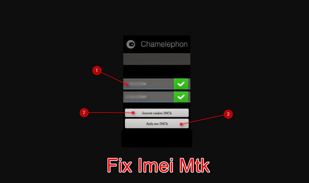 Cara Mengatasi Invalid Imei Null Android MTK Dengan chamelephon apk