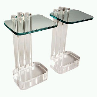 Glass tables, Decoration and Design