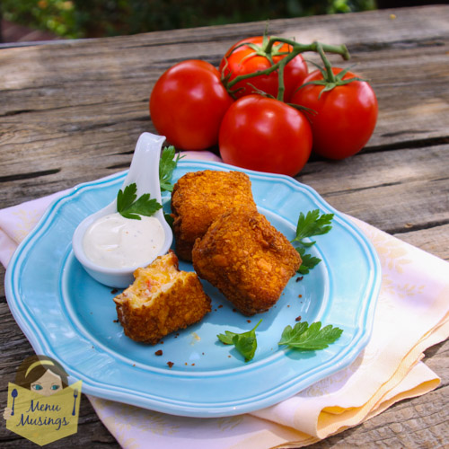 Fried Pimento Cheese Bites @menumusings.com