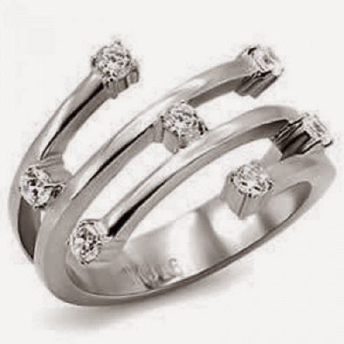 Ladies White Rings Diamond Rings Silver Ring Gold Ring Crystal Ring Artificial Ring