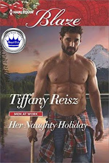 romance novel cover, contemporary romance, Her Naughty Holiday by Tiffany Reisz