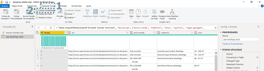 Guia passo a passo tratamento de dados com Power bi - figura 24