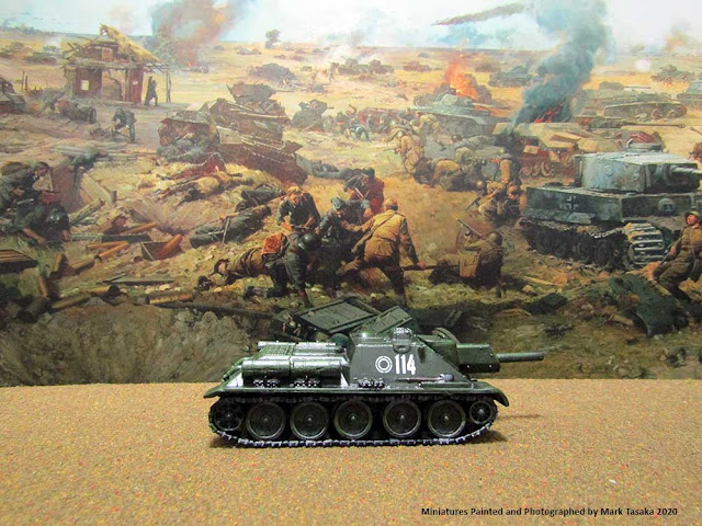 1/72 Italeri T-34/85 tanks & Pegasus Hobbies SU-122 assault guns