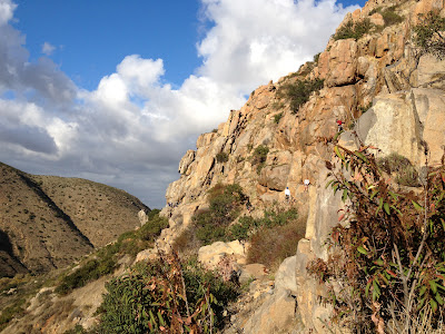 Rocky path along Mission Trails