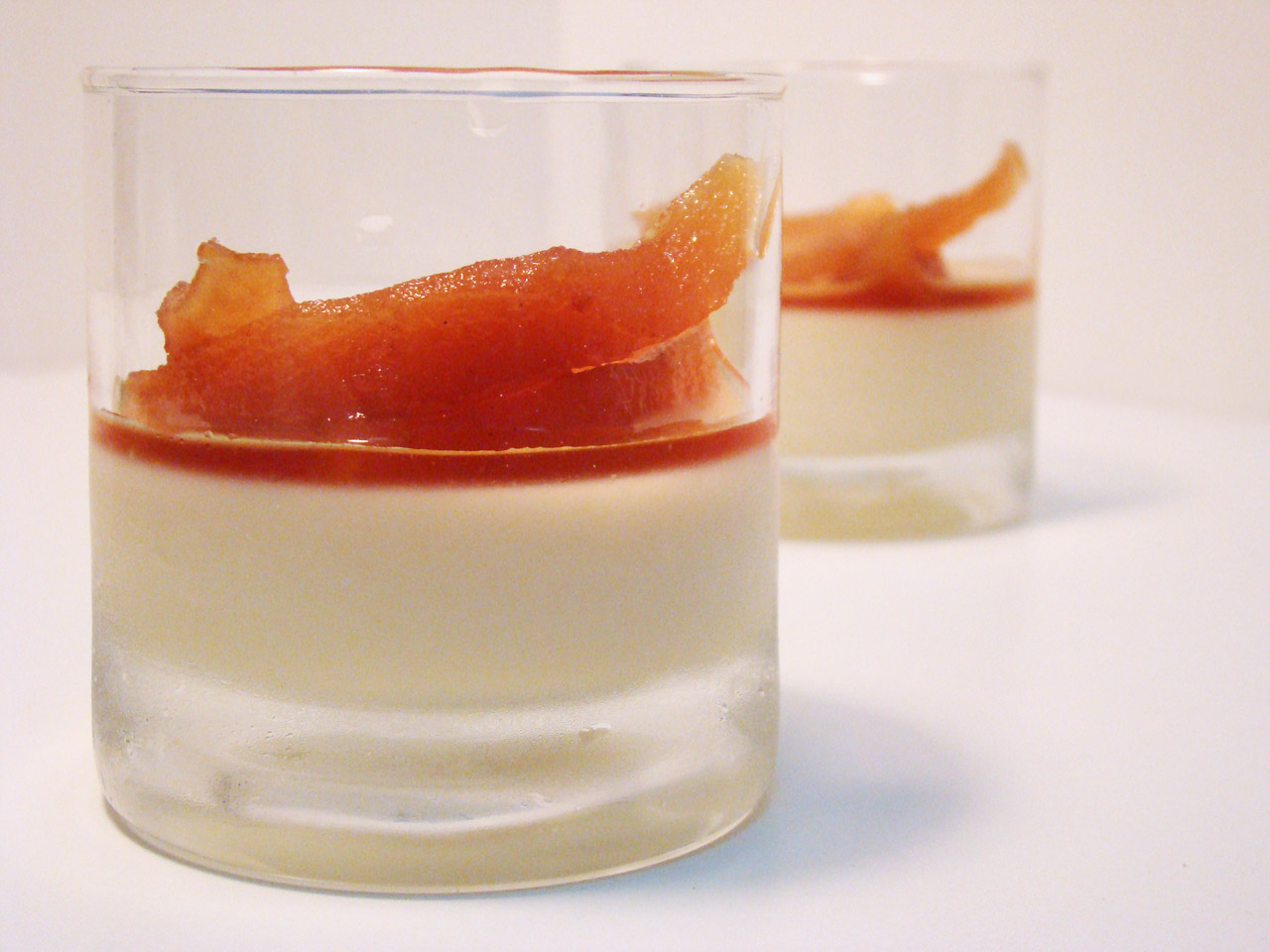 Pannacotta Miel-Membrillos Especiados