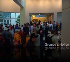 Crowd waiting to enter MouseFest 101