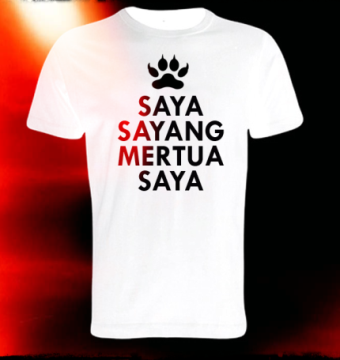 T-Shirt Sayang Mertua Putih