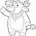 Free Benny the Bull Dora The Explorer Coloring Pages