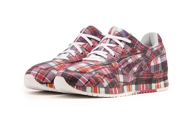 COMME des GARÇONS SHIRT and ASICS Go Bold with Tartan GEL-LYTE III 07