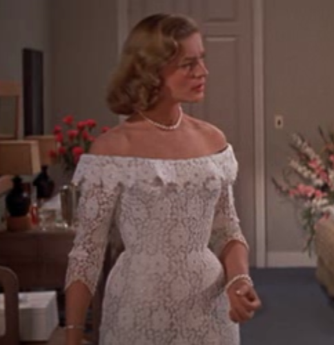 Lauren Bacall Inspiration from the 50 39s Lauren Bacall 39s lace wedding dress