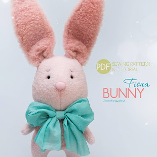 Easter craft Fiona bunny sewing pattern