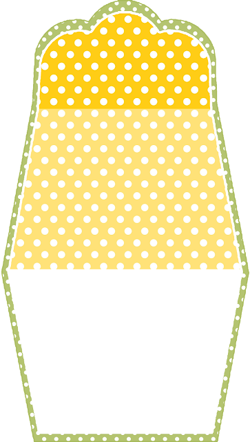 Yellow and Polka Dots: Free Printable Purse Invitations.