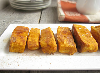 Baked Pumpkin French Toast Sticks