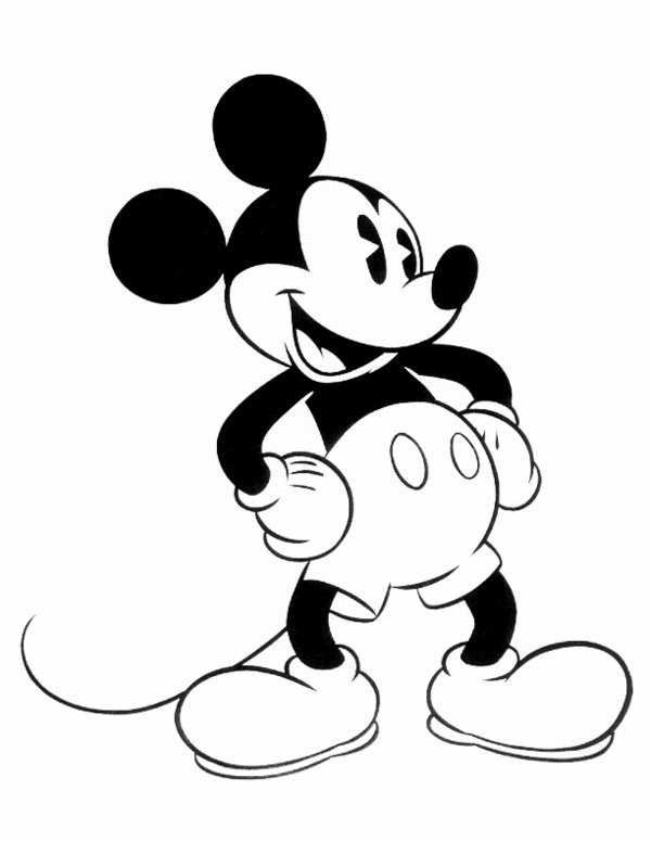 Printable Mickey Mouse Coloring Sheets 8