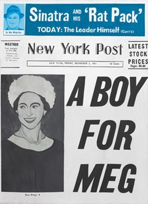 ANDY WAHROL, A Boy for Meg, 1962, oil on canvas, National Gallery of Art 
