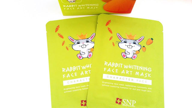 SNP Character Face Rabbit Whitening Face Art Mask Review