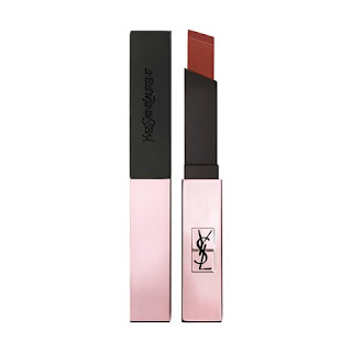 YSL Slim Glow Matte Lipstick in a radiant shade, offering a luxurious matte finish.