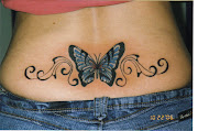 Small Butterfly Tattoos (butterfly tattoo on lower back )