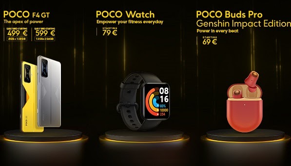 POCO F4 GT flagship phone has built-in cooling system for gamers