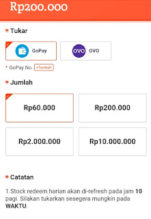 Aplikasi penghasil saldo gopay dan OVO gratis