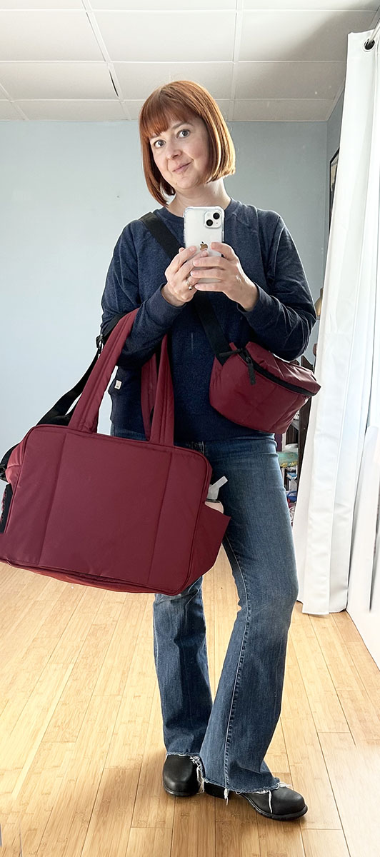 Looks Good from the Back: Review: Calpak Luka Belt Bag and Luka Duffel.