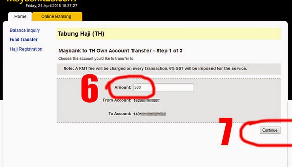 Cara Transfer Duit Maybank2u ke Tabung Haji Secara Online ...
