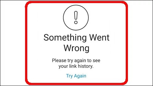 How To Fix Instagram Your Activity Something Went Wrong Please Try Again To See Your Link History Problem Solved