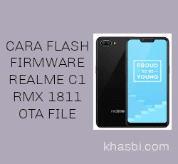 Cara Flash Realme C1 RMX1811 TANPA PC