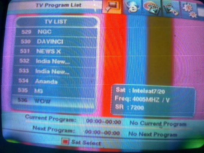 Wow TV, Life Style Asia and Holidayz now started on Intelsat 20