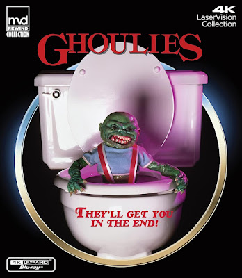 Cover art for MVD LaserVision Collection's GHOULIES 4K UHD!