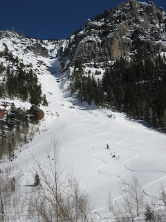 Lower exit from Ballard Peak