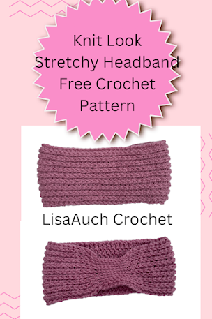 Ear warmer crochet Head Band Pattern for Adults