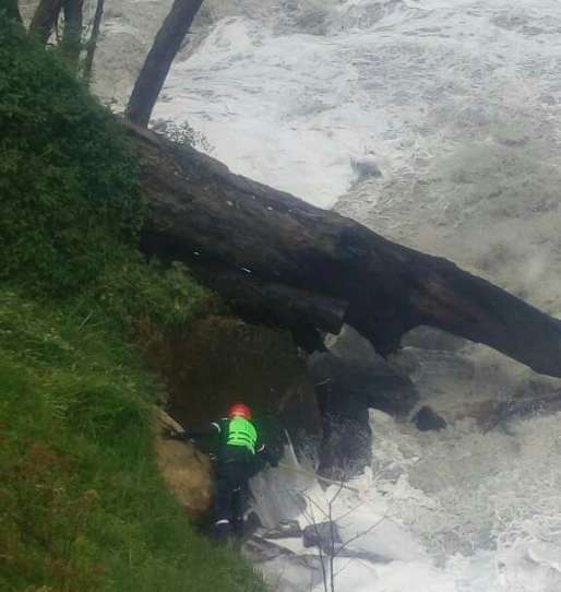 En Soacha organismos de socorro continúan la búsqueda de joven que cayó al río Bogotá