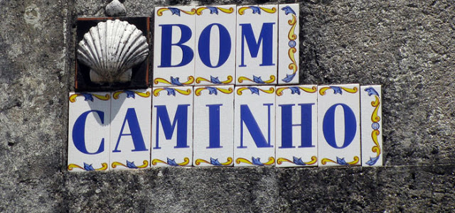 placa do Caminho de Santiago de Compostela