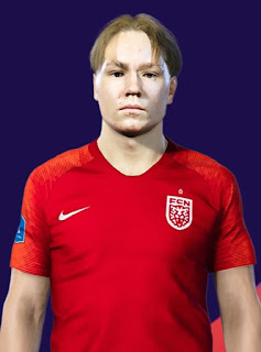 PES 2021 Faces Andreas Schjelderup by Ostemads98